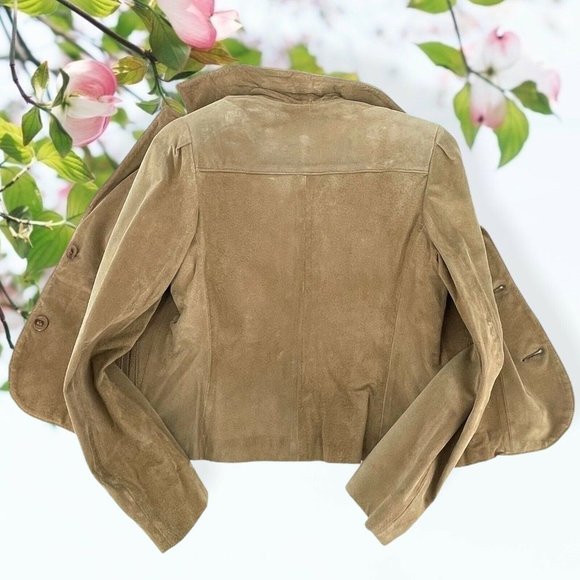 SUEDE Tan Blazer - Picture 4 of 8